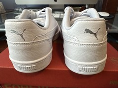 Puma Kids Caven 2.0 PS White/Silver/Black Shoes (393838-02)