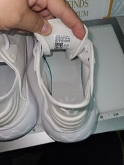 Adidas AdiFOM SLTN Sneaker In The Cloud Low Triple White Color US 3.5Y M#FZ5638