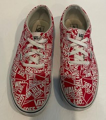 Vans Unisex OTW Repeat Doheny Sneakers Youth 7Y Red/White Shoes