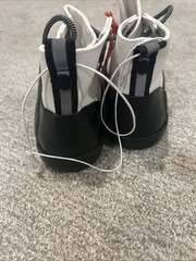 NWT Hunter/Target Kids 5 White and black Canvas Sneakers