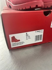 Timberland Premium 6in Medium Red Nubuck 5 M/M Juniors 0A625Y Pre-Owned
