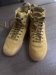 Nike SF Air Force 1 GS Desert Moss AJ0424-300 Size 5.5Y Worn Once