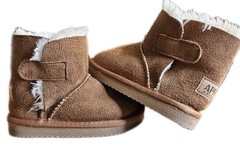 Apres by Lamo Toddler Ankle Bootie Faux Fur Lined Brown US 4T