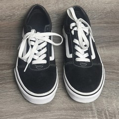 Vans Ward Low-Top Old Skool Sneakers Youth Size 5 Suede Canvas Streetwear