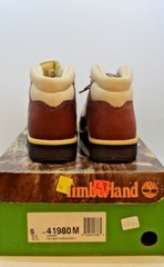 NEW TIMBERLAND FIELD BOOT PURPLE/WHITE/BLACK JUNIOR’S KIDS SIZE 5 (41980)