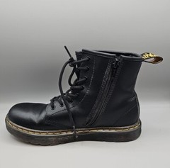 Doc Dr. Martens Zavala J Black Combat Boots Sz 4