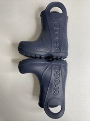 Crocs Kids Blue Handle it Rain Boots US Toddler’s Size C6 Slip-On