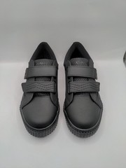 New Kickers Tovni Twin Flex Leather Junior Shoes Black Sz 1