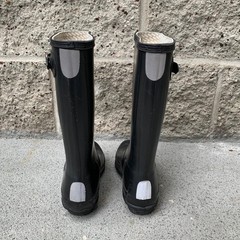 HUNTER Original Rain Boots US 2 EU 32 Big Kids Black High Gum Boot Rubber