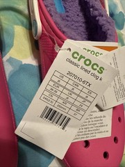 Crocs Unisex Kid’s Classic Clogs Lined Purple Taffy Pink Outer – US Kid’s J6