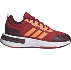 Adidas Minecraft Shoes Cloudfoam Athletic Pixelated Running Youth 5 Maroon Red