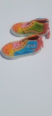 VANS x Sesame Street Sk8-Hi Zip Cookie Monster High Top Sneakers Kids 7c