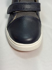 UGG Kids Sneakers Navy/Gray/White Hook & Loop Ankle Shoe US 10 EU 27.5