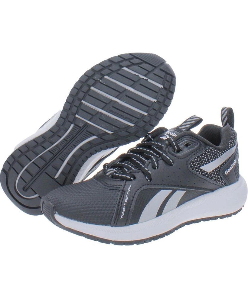 NEW Reebok Reflective Durable XT Little Kids Running Shoes, Size 12, Black