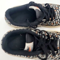 Nike Air Force 1 LV8 Kids Just Do It Black White Orange AT2976 001 Size 3y