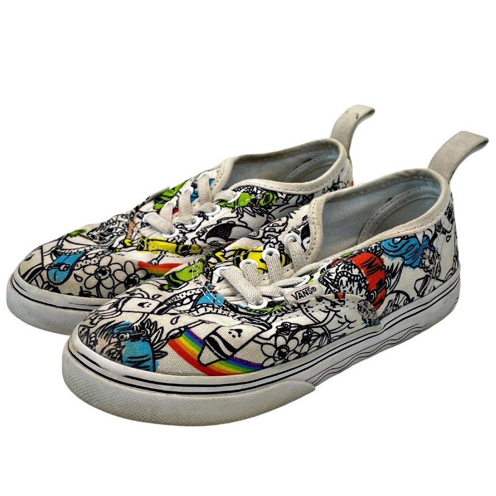 Vans Crayola Crayon Sketch Low Sneaker 721356 4200044423 Toddler Sz 10