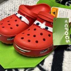 Crocs Classic Clog Lighting 🏎️ McQueen Junior 2 Brand New With Tags.