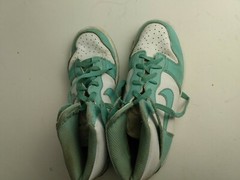Nike Dunk High Island Mint Green 921797-300 Royal Sea Foam Teal GS Size 4Y