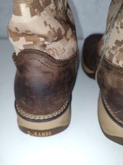 Durango Digital Desert Camo Brown 8″ Kids Western Boots Size 6M NO INSOLES