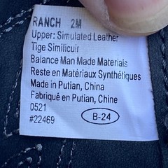 Deer Stags Ranch Boots Kids Size 2M Black Western Cowboy Faux Leather 22469