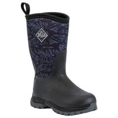 Muck Boot Rugged Ii Round Toe Pull On Youth Boys Black Casual Boots RG2002