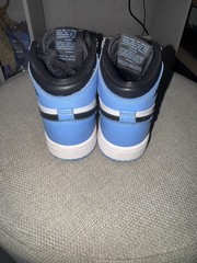 Nike Jordan 1 Retro High Sneakers Blue White Size US 11c Kids UNC FD1412-400.!!