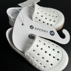 Sperry Kids Size 5 White Slip On Water Shoes NWT