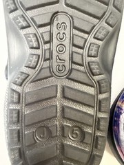 Crocs Classic Lined Galaxy Clogs Youth Boys Size J5
