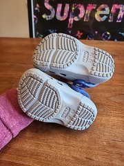 Crocs Child FunLab Paw Patrol Patch Clog Light Grey Gray Blue US TODDLER C5