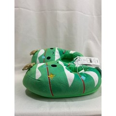 Squishmallows Christmas Tree Plush Slippers Kids Size 2/3 Green Holiday New