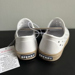 Sperry Kids Size 5 White Slip On Water Shoes NWT