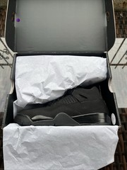 Nike Jordan 4 Retro OG PS Black Cat Kids Preschool IB4388-010 Size 3Y New