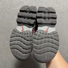 Nike Air Max DN Kids PS 11C ‘Black Metallic Silver Red’ Sneaker Shoe