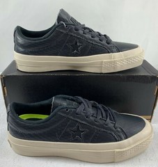 CONVERSE Youth/Junior Unisex One Star Leather OX Sneakers Size Men 3 Women 4.5