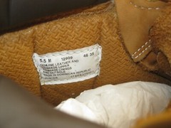 12909 Timberland 6 Inch Premium Boot tan Leather YOUTH SIZE 5.5