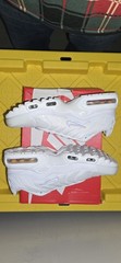 New Nike Air Max Plus GS White Silver Youth US Size 6Y UK 5.5 EU 38.5 CW7044 100
