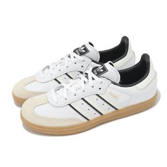 adidas Originals Samba OG C Double White Black Gum Kids Preschool Casual IH5649