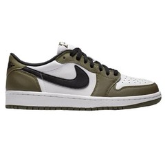 Big Kid’s Jordan 1 Retro Low OG Medium Olive/Black (HQ6999 200)