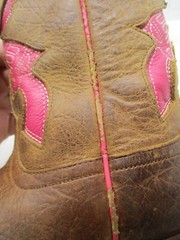 ANDERSON BEAN BOOTS Brown Square Toe Boots Youth Kids size 10 Style 7011