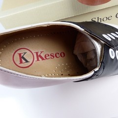 Kesco Classic White Black Saddle Shoes Leather Oxford Uniform 4667 Unisex Sizes