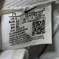 Nike Air Force 1 White Sneakers – Size 7Y Unisex Boys Girls – AF AF1 314192-117