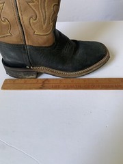 Cody James 2D Ryder Cowboy Boots Square Toe Brown Western