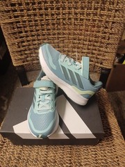 adidas Runfalcon 5 Running Toddler Girls Green Sneakers Athletic Shoes JQ5606