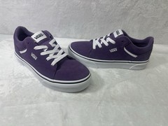 VANS Seldan Platform Grape Jam Suede Canvas Kids Youth Size 3 New