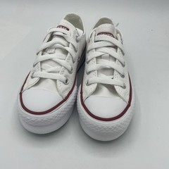 Converse Unisex Little Kid Chuck Taylor AllStar Platform Shoes,White,Size 10.5US