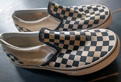 Size 3.5 – VANS Asher Checkerboard