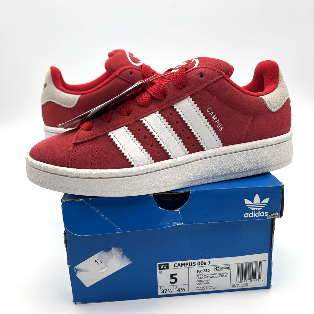 Adidas Campus 00s J Size Youth 5 Better Scarlet Red IG1230 New in Box