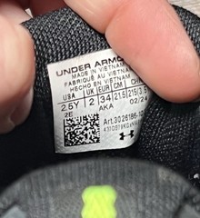 Under Armour Assert 10 Sneakers- Kids Unisex 2.5Y