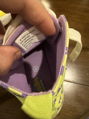 SpongeBob & Patrick Ground Up Shoes Hi Top Sneakers Youth Size 4 -Used