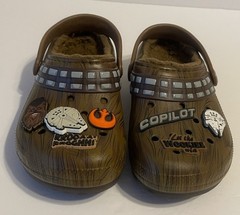 Crocs Kids Star Wars Chewbacca Classic Lined Clog Chewy Brown Size C 13 Shoes EU